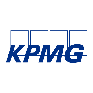 Logo of the company 'KPMG'